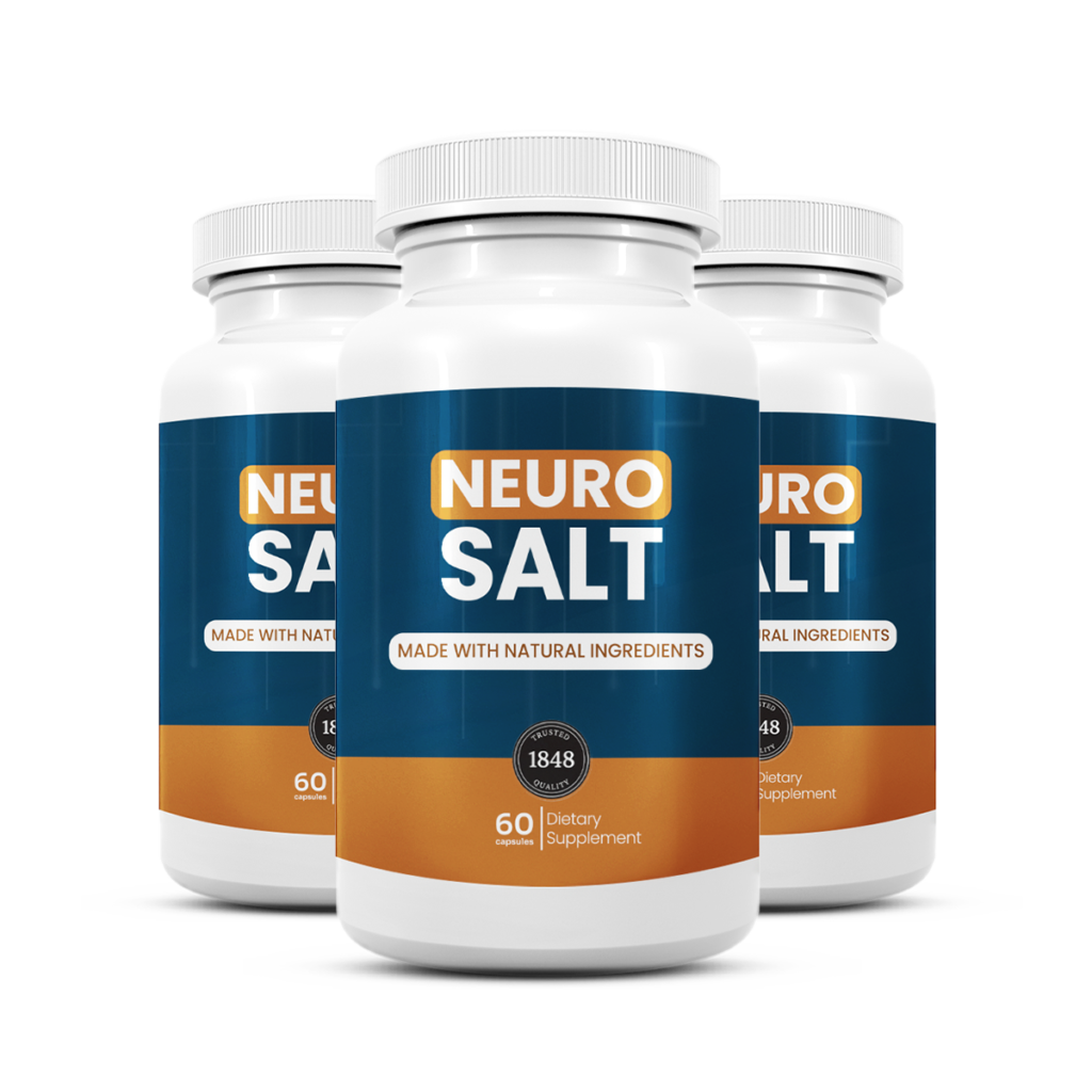 Three bottles of NeuroSalt
